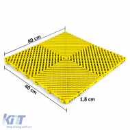RAMROXX Performance Bodenfliese für die Garage, gelb, 40x40cm-image-6208840