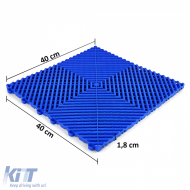 RAMROXX Performance Bodenfliese für Garage, blau, 40x40cm-image-6204961