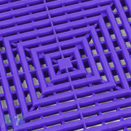 RAMROXX Performance Bodenfliese Garagenboden Violet 40x40cm-image-6202671