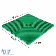 RAMROXX Performance Bodenfliese Garagenboden grün 40x40cm-image-6210793