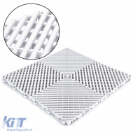 RAMROXX Performance Bodenfliese Garagenboden Weiß 40x40cm-image-6276410