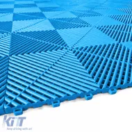 RAMROXX Performance Bodenfliesen für die Garage, hellblaue Farbe, 6x 40x40cm, 0.96qm-image-6193289