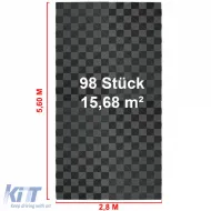 RAMROXX Performance Bodenfliesen Garagenboden 2.8mx5.6m Schwarz-image-6276242