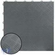RAMROXX Performance Checker Plate Bodenfliese Garagenboden Grau 40x40cm-image-6276713