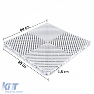RAMROXX Performance floor tile garage floor floor white 40x40cm 6 pieces 0.96sqm-image-6276366