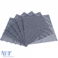 RAMROXX Performance floor tile garage floor Floor grey 40x40cm 6 pieces 0.96sqm - ODFTAR6042439