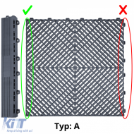 RAMROXX Performance Floor Tiles Garage Floor Floor Side Ramp Grey Type A-image-6210795