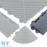 RAMROXX Performance Floor Tiles Garage Floor Floor Side Ramp Grey Type A-image-6210798