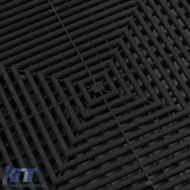 RAMROXX Performance Floor Tiles Garage Floor Floor 2.8mx5.6m Black White Set2-image-6276168