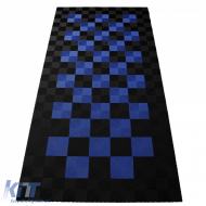 RAMROXX Performance Floor Tiles Garage Floor Floor 2.8mx5.6m Black Blue Set2 - ODFTAR6029738