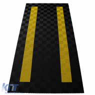 RAMROXX Performance Floor Tiles Garage Floor Floor 2.8mx5.6m Black Yellow Set4 - ODFTAR6029747