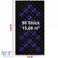 RAMROXX Performance floor tiles garage floor Floor 2.8mx5.6m black violet 1-image-6276326