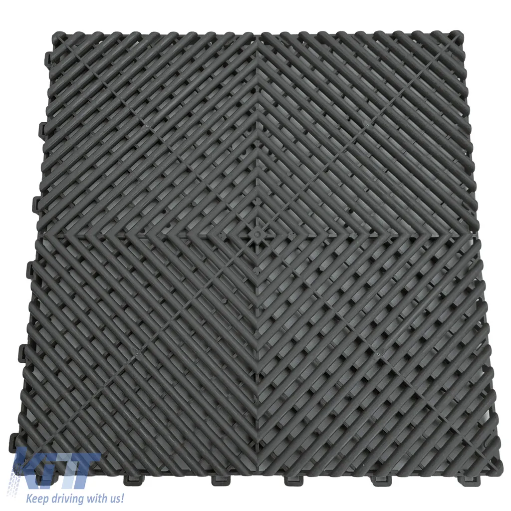 RAMROXX Performance Floor Tiles Garage Floor Floor 2.8mx5.6m Grey Violet Set1