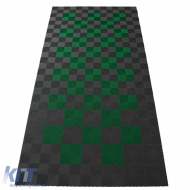 RAMROXX Performance floor tiles garage floor Floor 2.8mx5.6m grey green Set2 - ODFTAR6042426