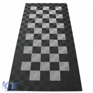 RAMROXX Performance Floor Tiles Garage Floor Floor 2.8mx5.6m Grey White Set2 - ODFTAR6042427