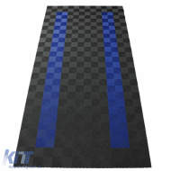 RAMROXX Performance Floor Tiles Garage Floor Floor 2.8mx5.6m Grey Blue Set4 - ODFTAR6042447