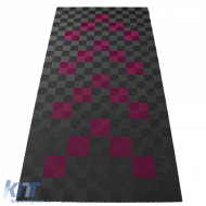 RAMROXX Performance Floor Tiles Garage Floor Floor 2.8mx5.6m Grey Pink Set1 - ODFTAR6042463