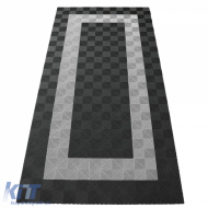 RAMROXX Performance Floor Tiles Garage Floor Floor 2.8mx5.6m Grey White Set3 - ODFTAR6042479