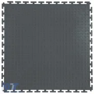 RAMROXX Performance PVC Tile Showroom Floor Ribbed Floor Grey 50x50cm-image-6276986