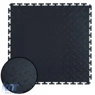 RAMROXX Performance PVC Tile Showroom Garage Floor Black 50x50cm-image-6276977