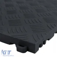 RAMROXX Performance tread plate floor tile garage floor black 40x40cm-image-6276701