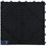 RAMROXX Performance tread plate floor tile garage floor black 40x40cm-image-6276703