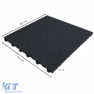 RAMROXX Performance Trittplatte Garagenbodenfliese schwarz 40x40cm-image-6276699
