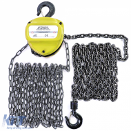 RAMROXX Professional Workshop Chain Hoist Pulley 4M up to 1T 1000kg Yellow