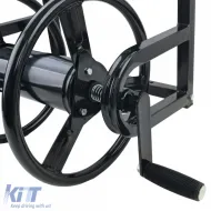 RAMROXX® wandmontierte Schlauchaufroller 38 m – robuster Stahlrahmen + Messinganschluss-image-6205633