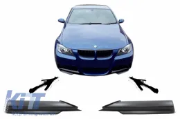 image-19-Razdjelnici prednjeg Spliteri Spojler Lip pogodan za BMW serije 3 E90 Branik M-Tech (2005-2008)