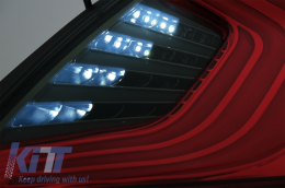 Rückleuchten für HONDA Civic MK10 FC FK 2016+ Limousine Lichtleiste Rot Schwarz--image-6023079