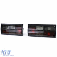 Rückleuchten in schwarzem Rauch geeignet für VW Bus Panel Van Transporter T3 79-92-image-6193075