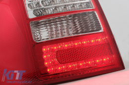 Rückleuchten LED für Audi A6 4B C5 Avant Kombi 12.1997-01.2005 klar rot Weiß-image-6078876