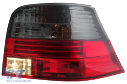 Rückleuchten passend für VW Golf 4 IV 1997-2004 Roter Rauch-image-6083588