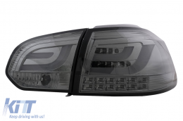 Rückleuchten Rücklichter LED für VW Golf 6 VI 2008-2013 Tube Lichtleiste Rauch-image-6104844