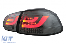 Rückleuchten Rücklichter LED für VW Golf 6 VI 2008-2013 Tube Lichtleiste Rauch-image-6104850