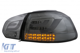Rückleuchten Rücklichter LED für VW Golf 6 VI 2008-2013 Tube Lichtleiste Rauch-image-6104855