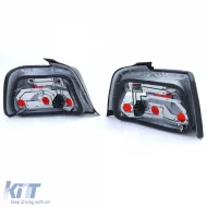 Rückleuchten Rot Schwarz Rauch Set geeignet für BMW 3er E36 Limousine 90-99-image-6209568