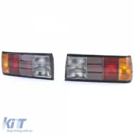 Rückleuchten Schwarz Smoke Paar passt für BMW 3er E30 Limo Cabrio Touring 87-94-image-6261797