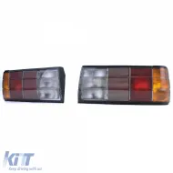 Rückleuchten Schwarz Smoke Paar passt für BMW 3er E30 Limo Cabrio Touring 87-94-image-6261799
