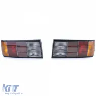 Rückleuchten Schwarz Smoke Paar passt für BMW 3er E30 Limo Cabrio Touring 87-94-image-6261800