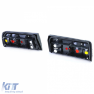 Rückleuchten Schwarz Smoke Paar passt für BMW 3er E30 Limo Cabrio Touring 87-94-image-6261802