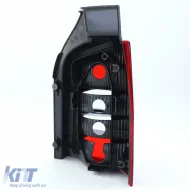 Rücklicht rot schwarz links geeignet für VW T5 Bus + Transporter mit Heckklappe 03-09-image-6196816