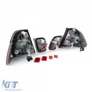 Rücklichter rot klar Facelift-Look geeignet für BMW 3er E46 Limousine 1998-2001-image-6190718