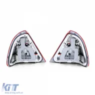 Rücklichter rot-weiß, Paar, geeignet für Mercedes C-Klasse W202 93-97-image-6190648