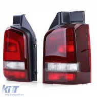 Rücklichtsatz rot rauchig geeignet für VW T5.2 Facelift Bus Transporter Multivan 09-15-image-6278472