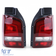 Rücklichtsatz rot rauchig geeignet für VW T5.2 Facelift Bus Transporter Multivan 09-15-image-6278474