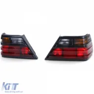 Rücklichtsatz rot schwarz, geeignet für Mercedes W124 Limousine Coupe Cabriolet 1985-1996-image-6193535