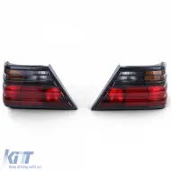 Rücklichtsatz rot schwarz, geeignet für Mercedes W124 Limousine Coupe Cabriolet 1985-1996-image-6193538