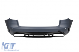 Rear A Design bumper type C63 suitable for Mercedes C-Class S205 estate 2013-2020 - ABMERX6008635